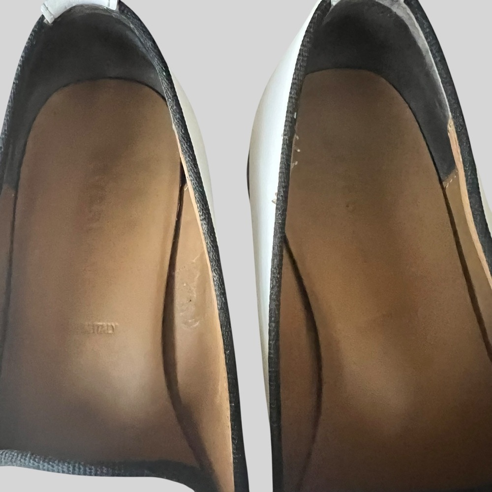 Everlane Women's White and Black Loafers - Picture 5 of 9